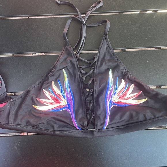 PINK HIGH WAISTED BIKINI - Picture 2 of 3